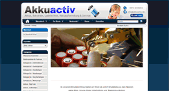 Desktop Screenshot of akkuactiv.de